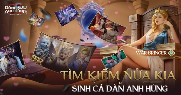 Dàn streamer đình đám tham gia “ghép đôi – sinh con” trong game Bloodline: Dòng Máu Anh Hùng gây bão mạng