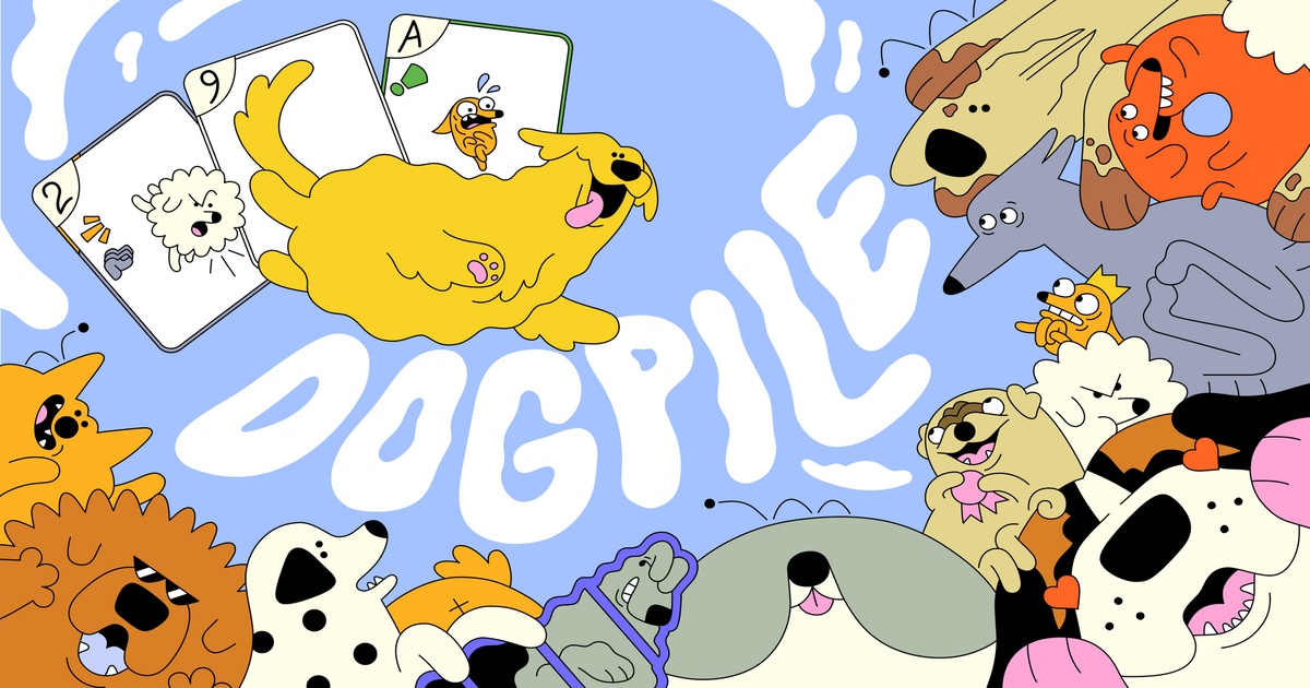 Dogpile chính thức lên di động và Nintendo Switch, game xây dựng bộ bài với những chú chó siêu dễ thương