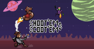 Shoot’em & Scoot’em – Game bắn súng giải đố nơi khẩu súng cũng là nút di chuyển
