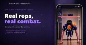 Pushup RPG: Fitness Quest biến chống đẩy và squat thành vũ khí để đánh quái