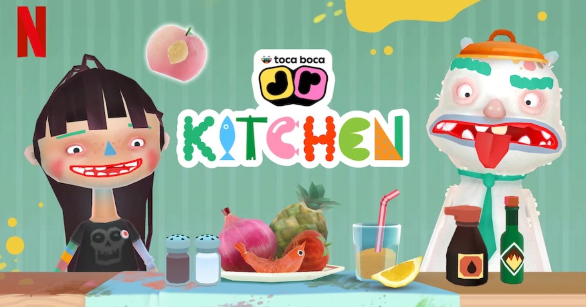 Toca Boca Jr Kitchen – Game nấu ăn sandbox cho trẻ em, tha hồ tạo món ăn kỳ quặc